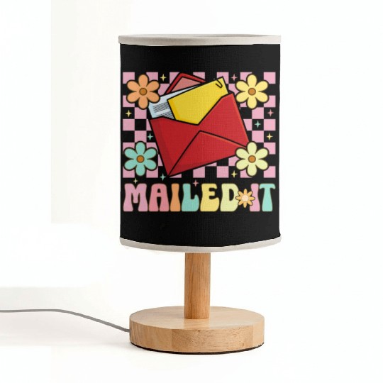 Mailed It Postal Service Postal Worker Postman Fabric Lamps