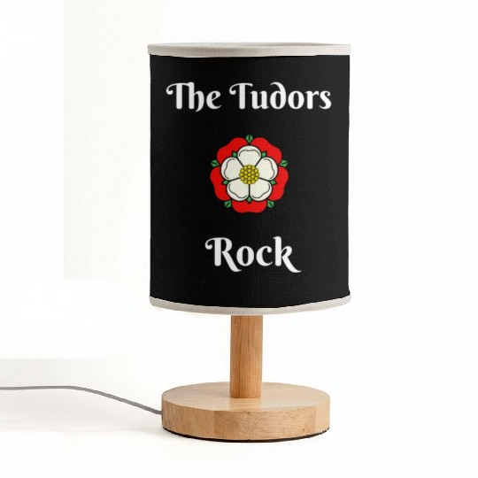 Funny Tudor History Rose for College School Fabric Lamps