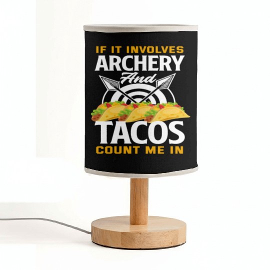 Archery Tacos Fabric Lamps