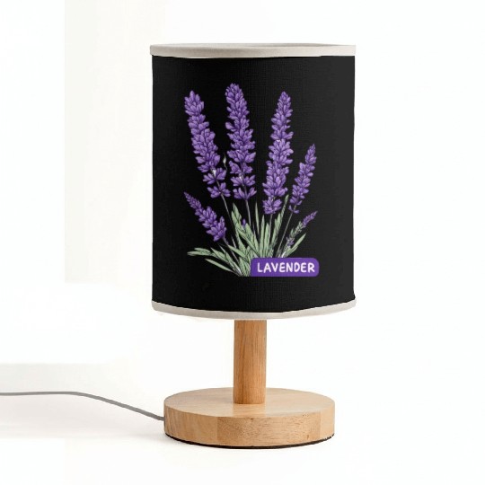 Lavender - Pot Label Fabric Lamps