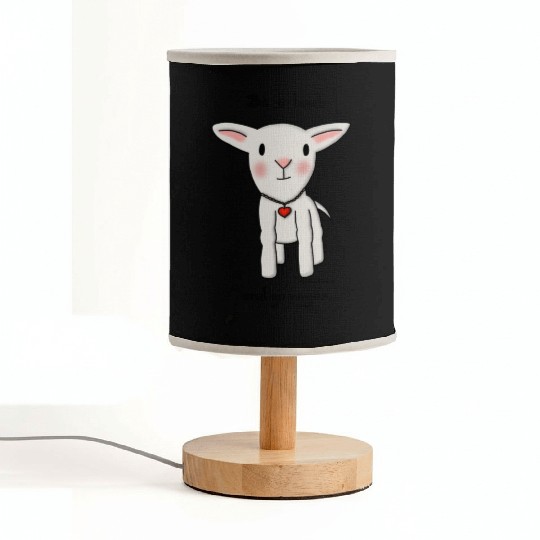Be a Lamb and Go Vegan Fabric Lamps