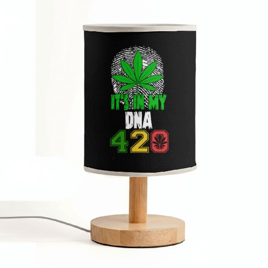 Slapstick 420 Herb In My DNA Weed Marijuana Design Fabric Lamps