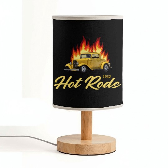 1932 VINTAGE HOT ROD CAR Fabric Lamps