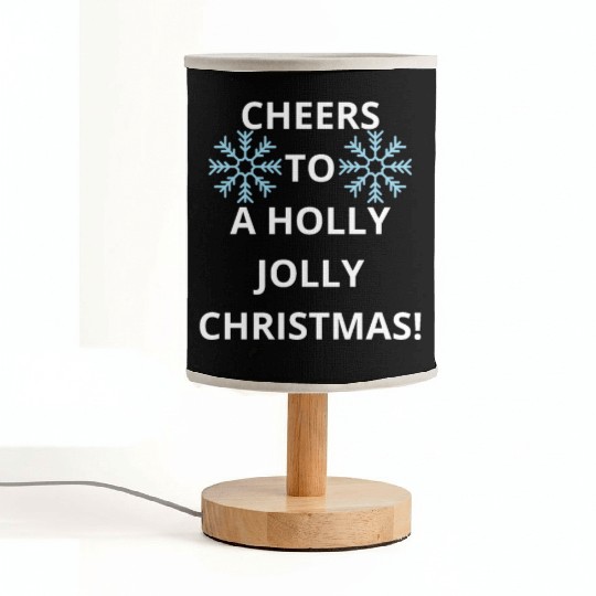 Cheers to a Holly Jolly Christmas! Fabric Lamps