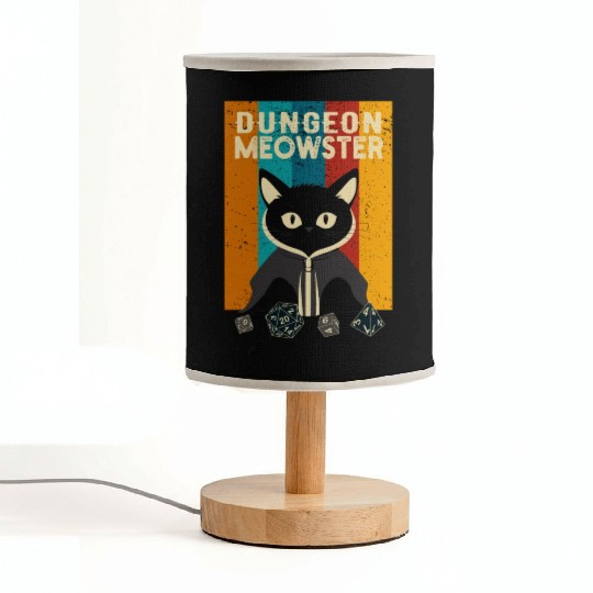 Dungeon Meowster Fabric Lamps