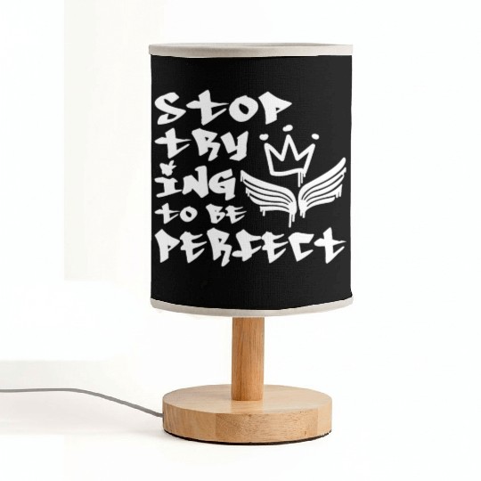 Positive Quote Graffiti Style 80s 90s Hip Hop Fabric Lamps