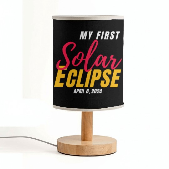 My First Total Solar Eclipse April 8, 2024 Fabric Lamps