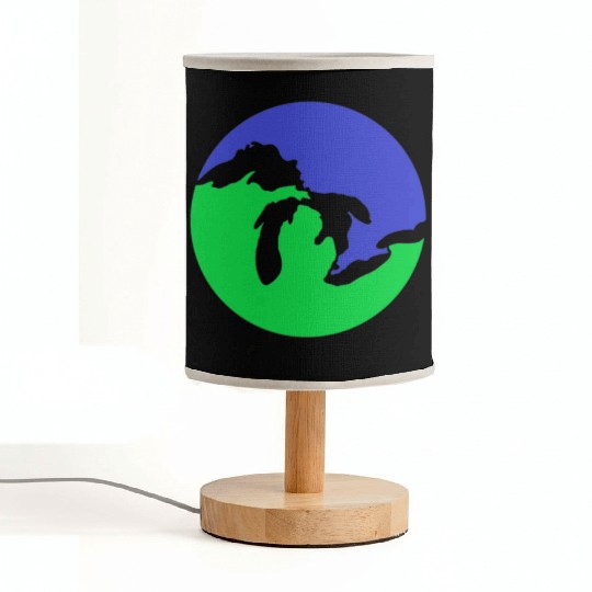Great Lakes Weather Merch! Fabric Lamps