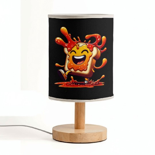 Jam Toast Delicious Breakfast Fabric Lamps