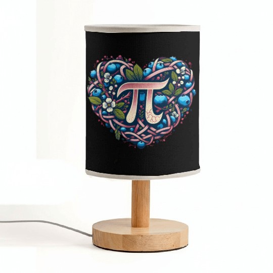 Blueberry Pi Day Fabric Lamps