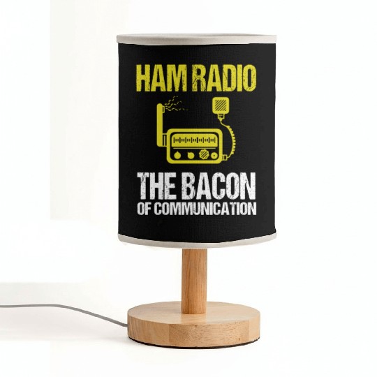 Ham Radio Bacon Amateur Radio Fabric Lamps