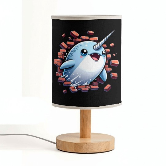 Narwhal Surprise Fabric Lamps