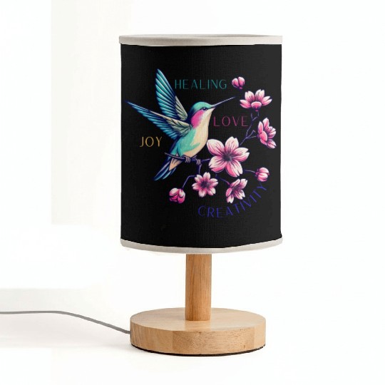 Hummingbird Fabric Lamps