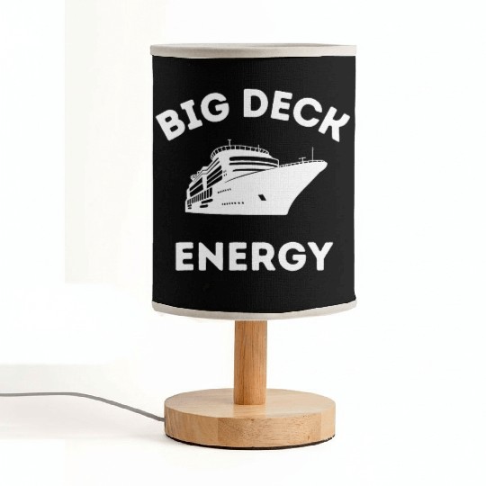 Cruise Ship Big Deck energy Fabric Lamps