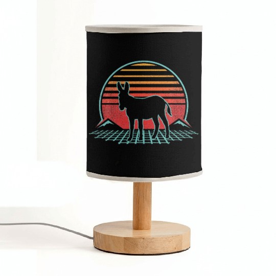 Donkey 80s Animal Lover Fabric Lamps