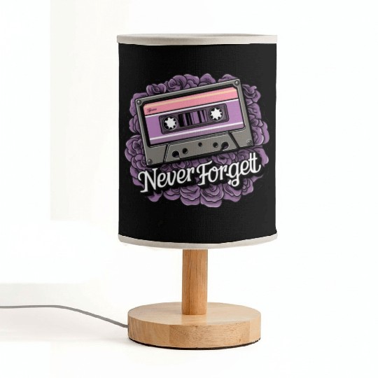 A cassette tape colored with roses 11 Fabric Lamps