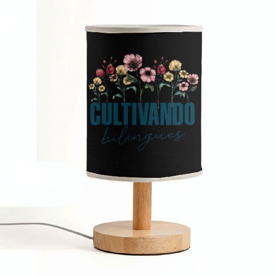 Cultivando Bilingües Spanish Teacher Fabric Lamps