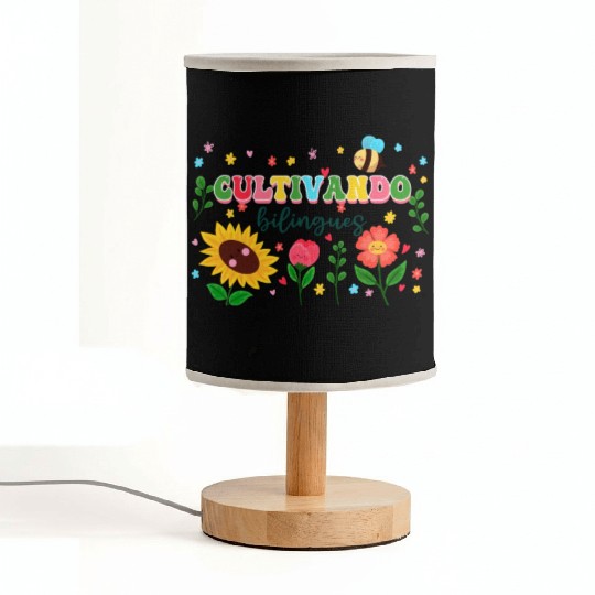 Cultivando Bilingües Spanish Teacher Fabric Lamps