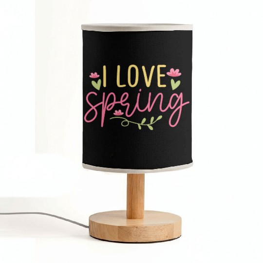 I love spring Fabric Lamps
