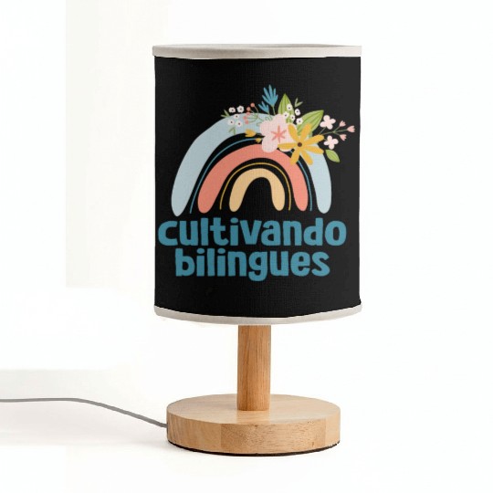 Cultivando Bilingües Spanish Teacher Fabric Lamps