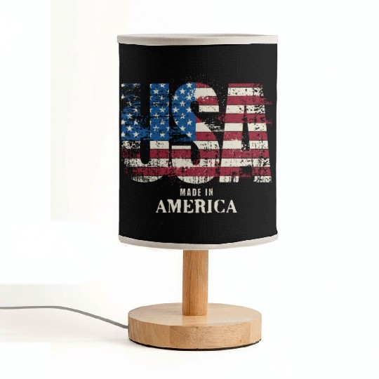 USA Made in America Fabric Lamps