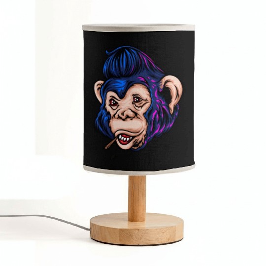 Monkey Hawk Fabric Lamps
