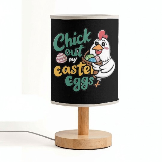 Check Out My Easter Egg, Chicken Easter Fabric Lamps.