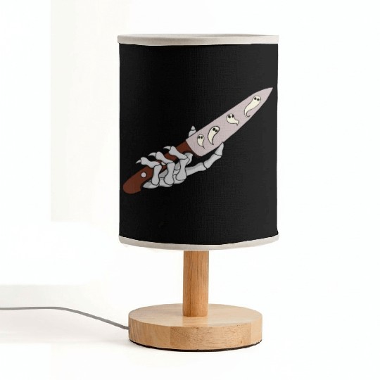 Skeleton Hand with Ghostly Dagger Theme Fabric Lamps