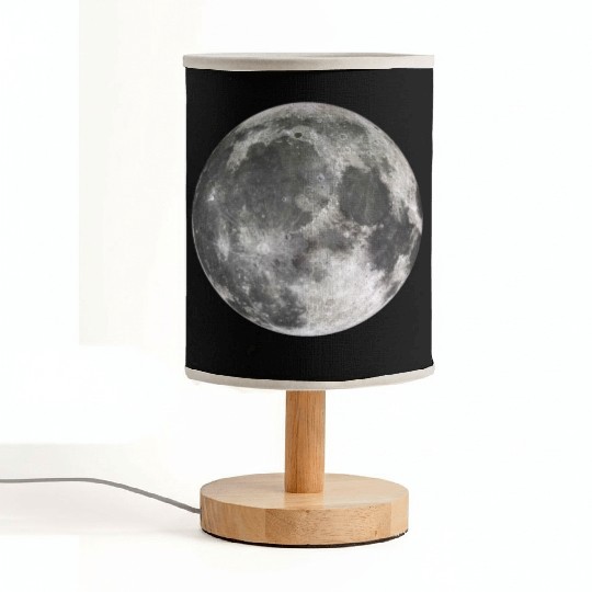 Cool Full Moon - Solar Eclipse, Moon Phases Totali Fabric Lamps