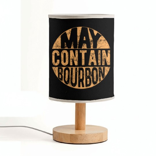 Maybe Contain Bourbon Fabric Lamps