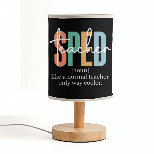 Special Education Sped Teacher Definition Fabric Lamps
