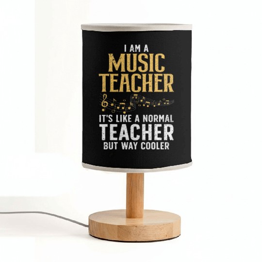 Cool Music Teacher Art School Orchestra Fabric Lamps