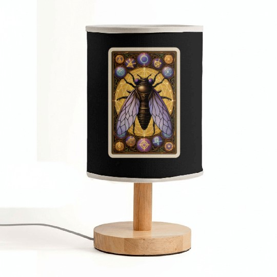 CICADA INVASION 2024 TAROT CARD, CICADAGEDDON 2024 Fabric Lamps