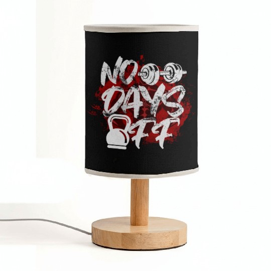 No Days Off Fabric Lamps