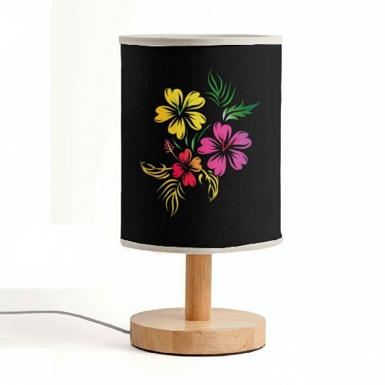 Hibiscus Fabric Lamps