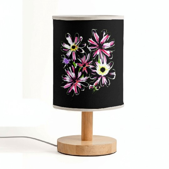 Stylish Wildflower t'Fabric Lamps