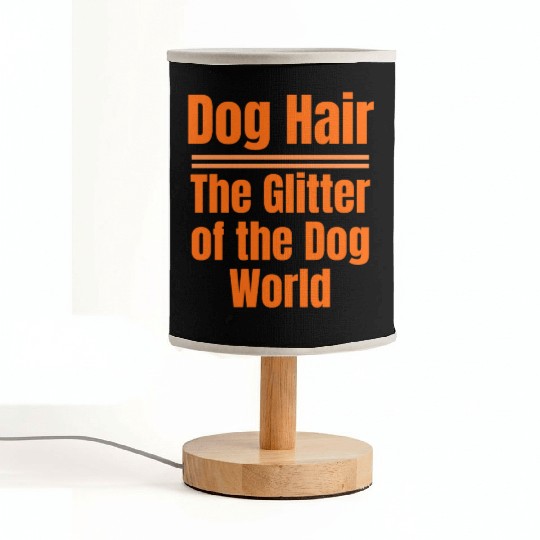 Dog Hair: The Glitter of the Dog World Collection Fabric Lamps
