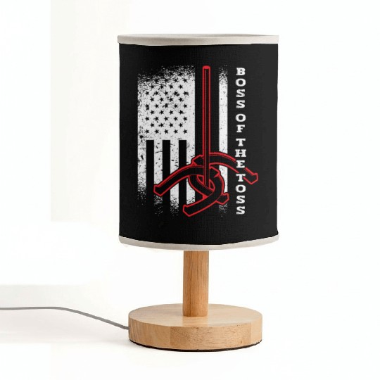 Boss Of The Toss USA Horseshoe Pitching Fabric Lamps