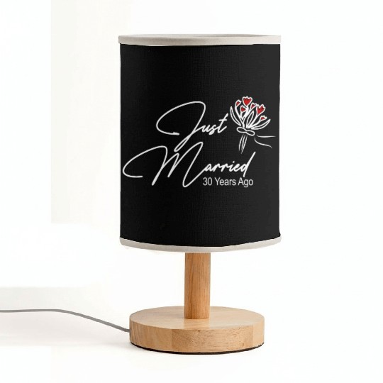 Just Married 10 Fabric Lamps