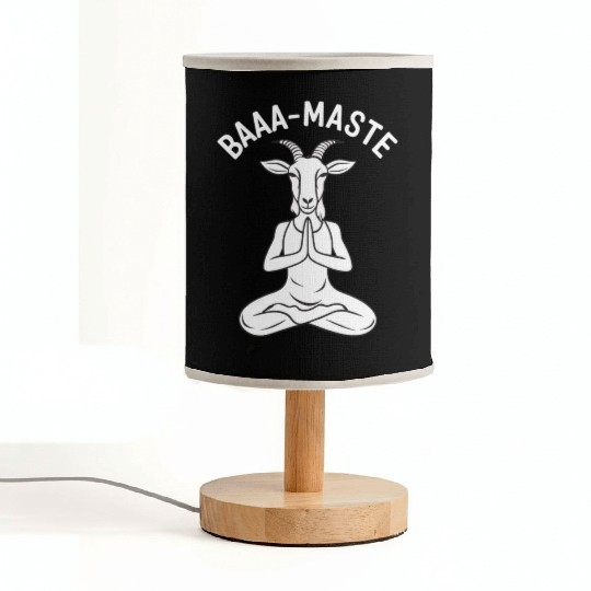 Baaa-Maste Embrace Your Inner Goat Yoga Fabric Lamps
