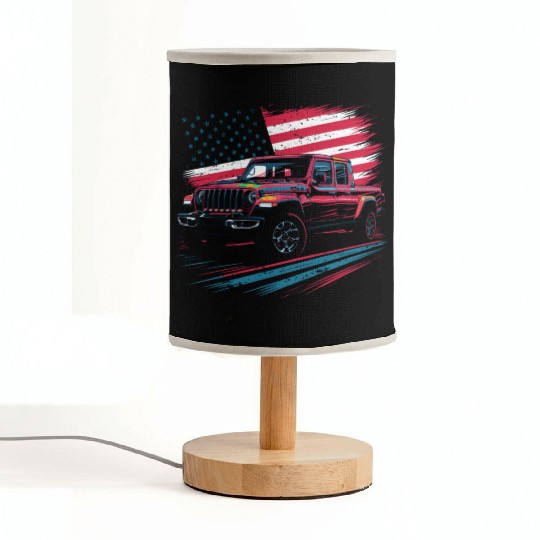 Jeep Gladiator JT US Flag Fabric Lamps
