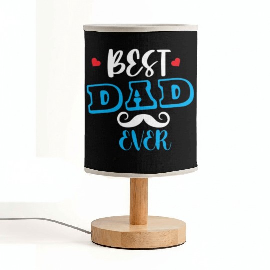 BEST DAD EVER Fabric Lamps