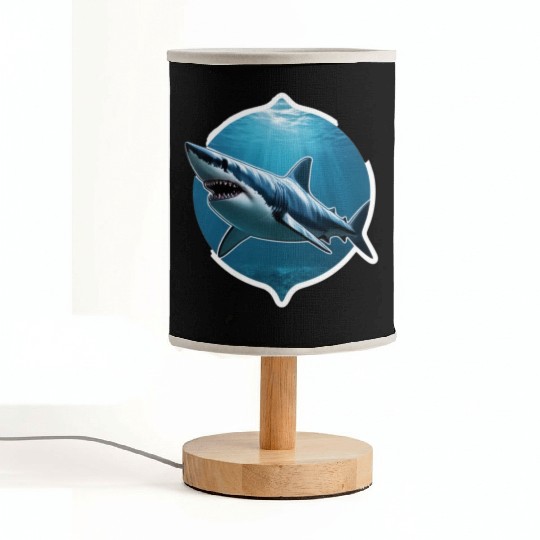 Shark 3d Illusion Fabric Lamps