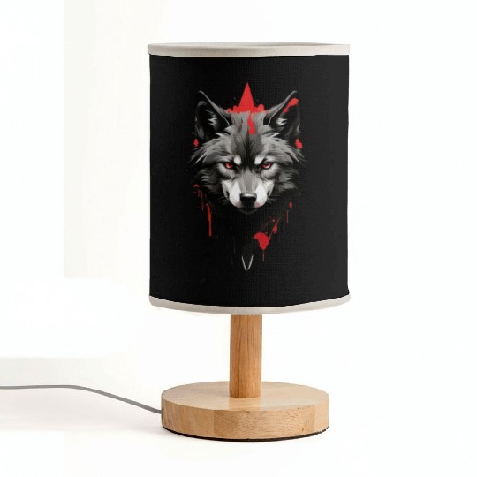 Three Wolf Moon Fabric Lamps
