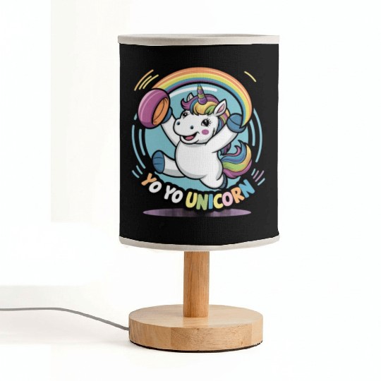 Funny YoYo Unicorn Rainbow Skill Fabric Lamps