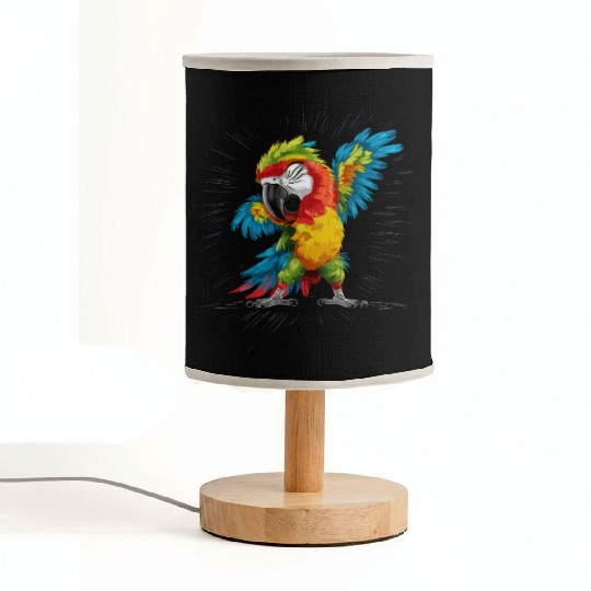 Macaw Parrot for a Bird Lover Animal Lover Fabric Lamps