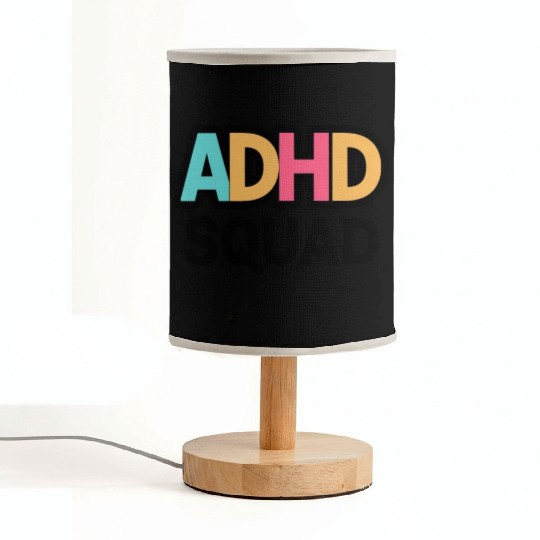 Embrace Neurodiversity Celebrate Adhd Awareness Fabric Lamps