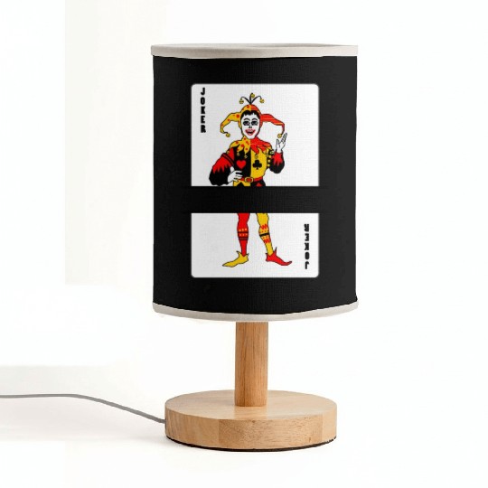 Playing card Joker banner Fabric Lamps