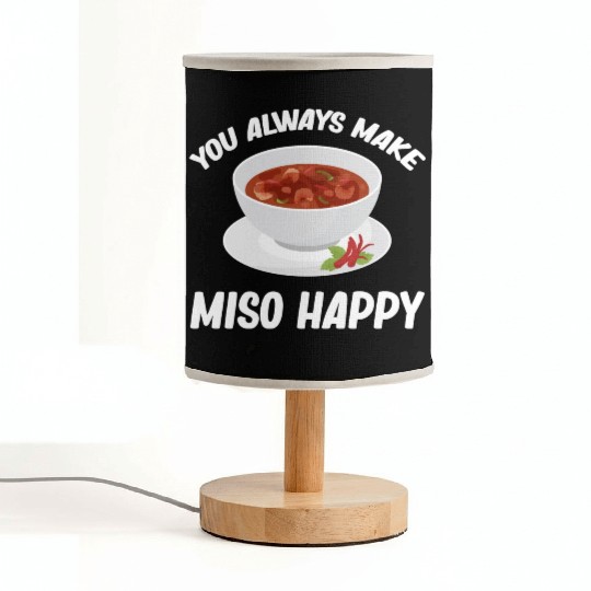 You Always Make Miso Happy Chinese Cuisine Fabric Lamps