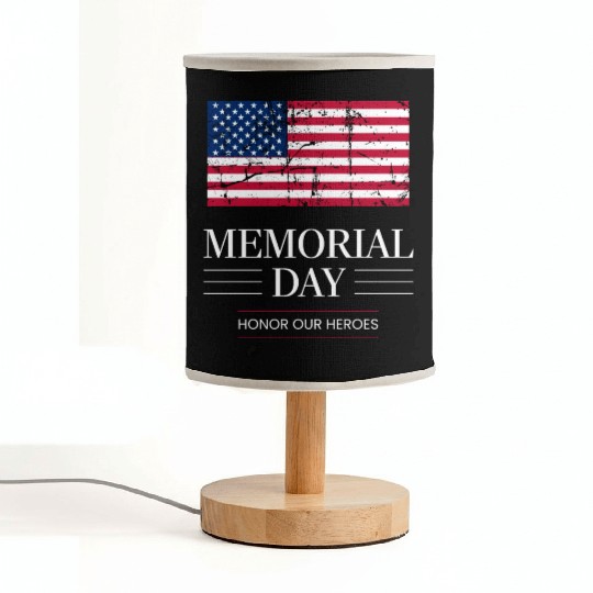 Memorial Day Fabric Lamps